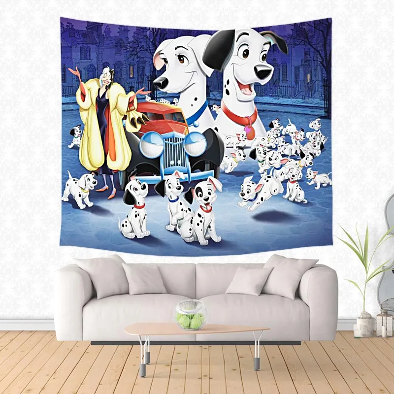 101 далматинцы печать подвесные настенные гобелены декоративные пляжное