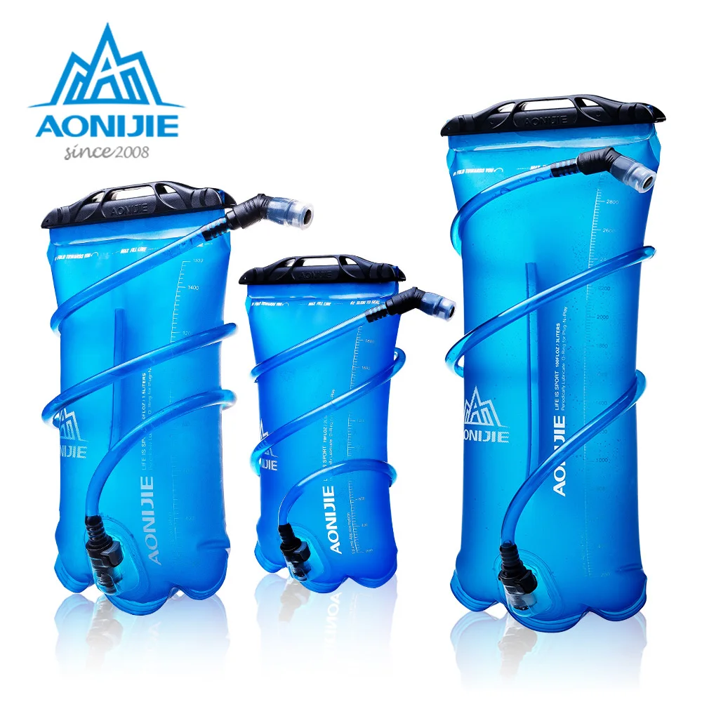

AONIJIE SD16 Soft Reservoir Water Bladder Hydration Pack Water Storage Bag BPA Free - 1.5L 2L 3L Running Hydration Vest Backpack