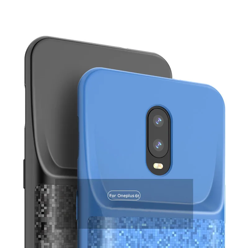 KQJYS 4700mAh Battery Charger Cases for OnePlus 6T Portable Backup Power Bank Case Oneplus Charging Cove | Мобильные телефоны и