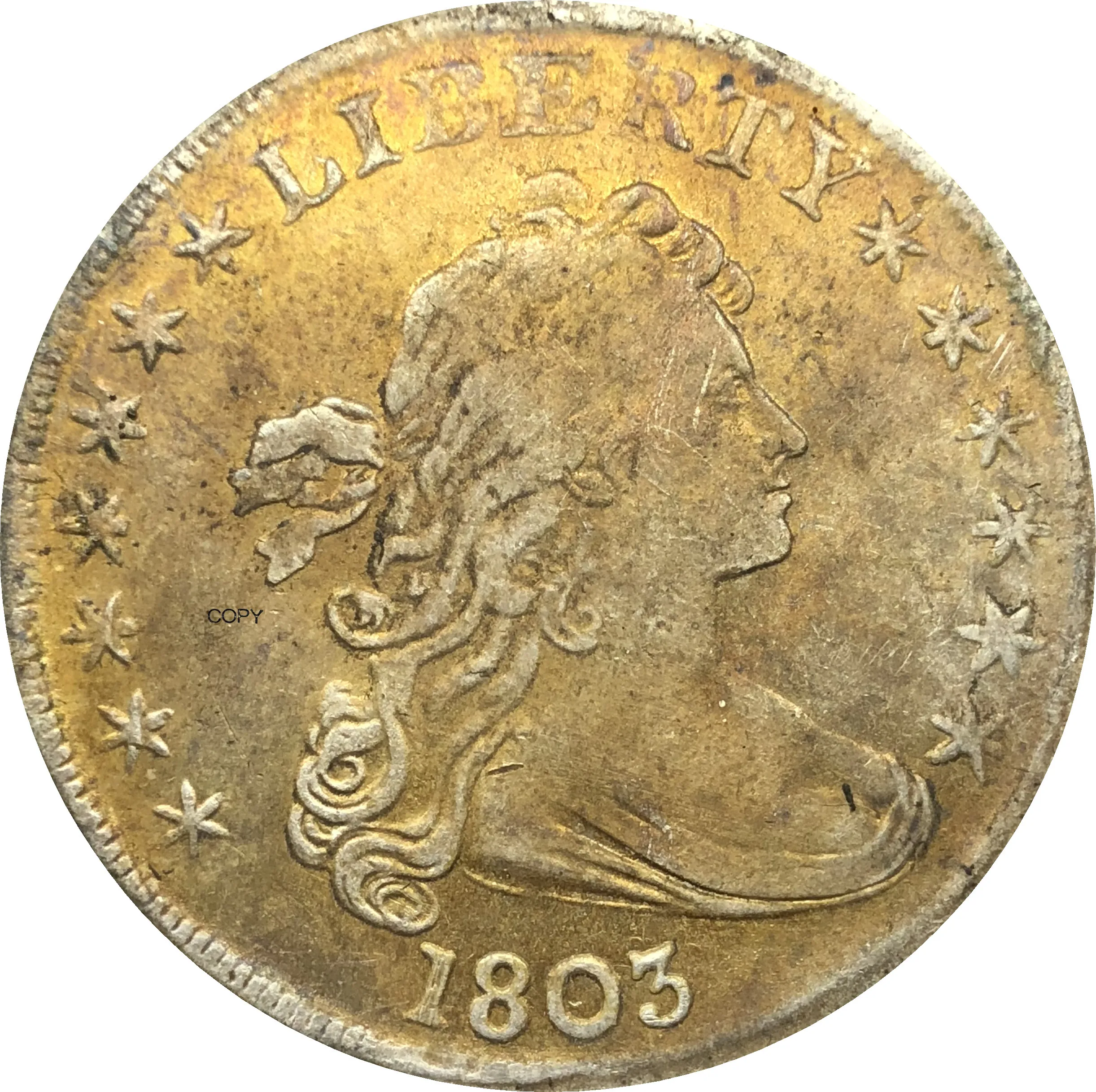 Соединенные Штаты 1803 драпированный бюст свобода один доллар геральный Орел