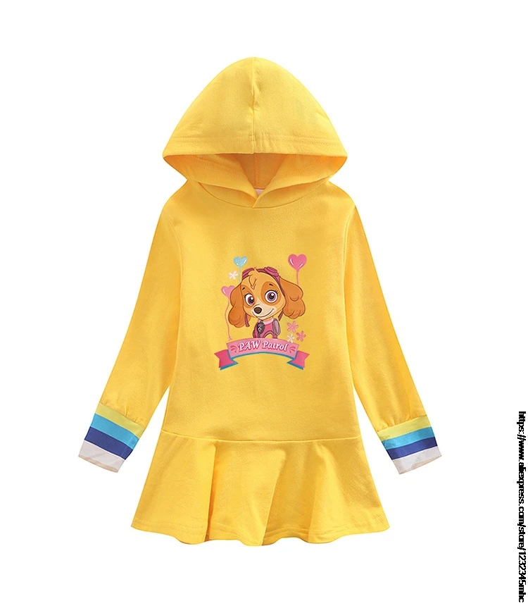 С рисунком из мультфильма Щенячий патруль двух предметов: толстовка с капюшоном