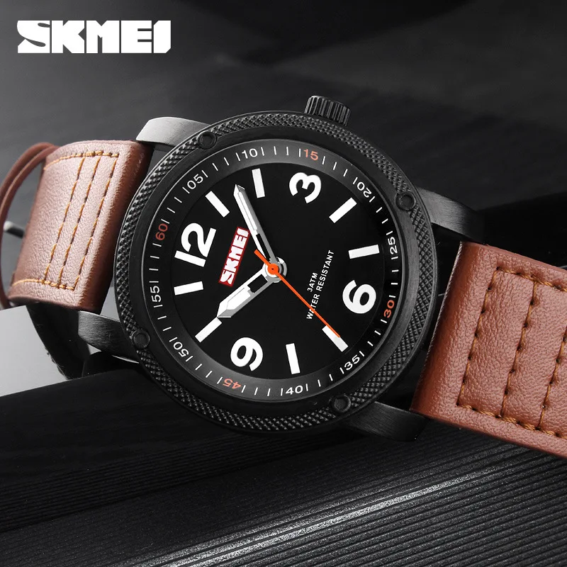 

SKMEI1417 men's Shi Ying belt watch simple fashion men's watch