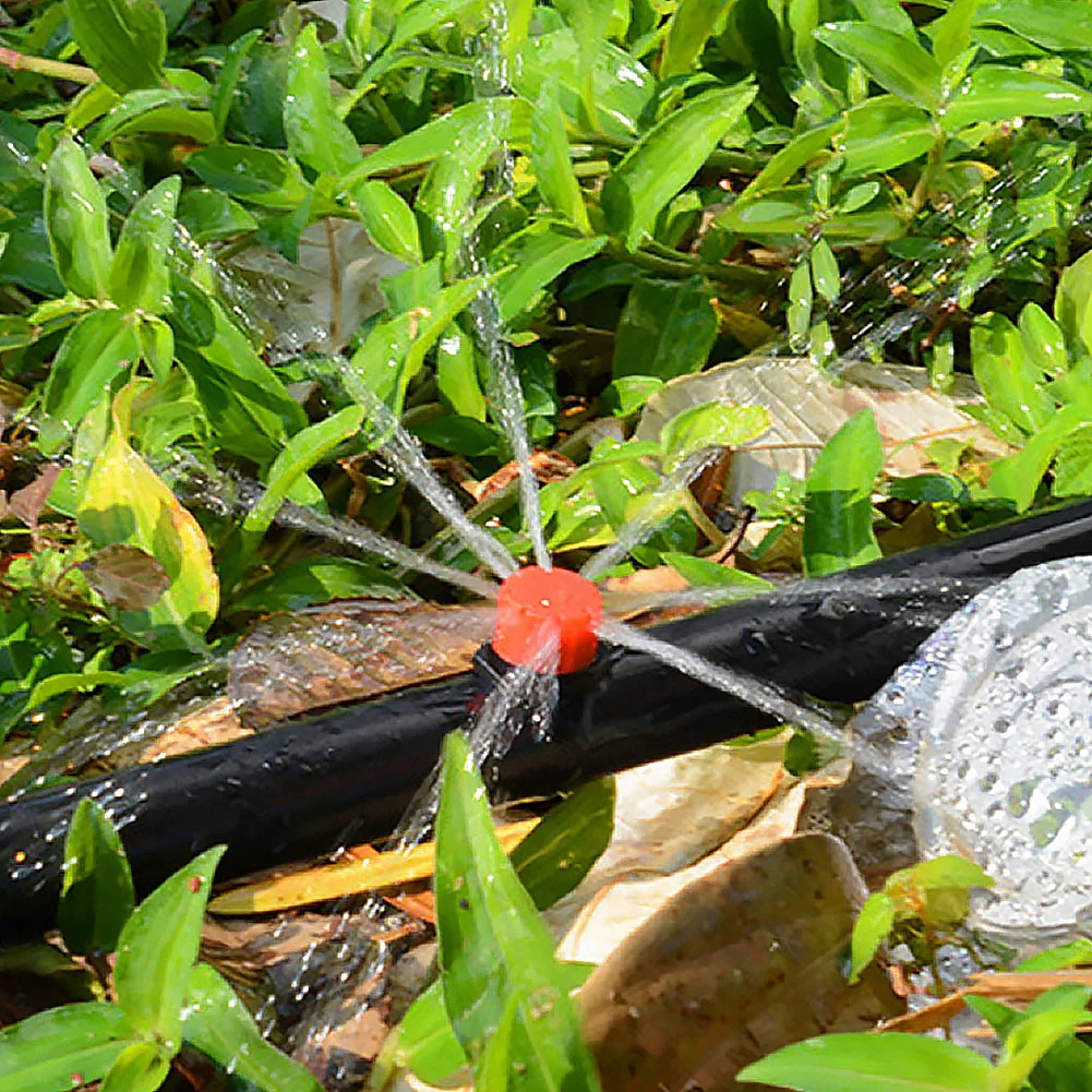 100 шт. 8 отверстий Капельное орошение в саду насадка Регулируемая капельница для