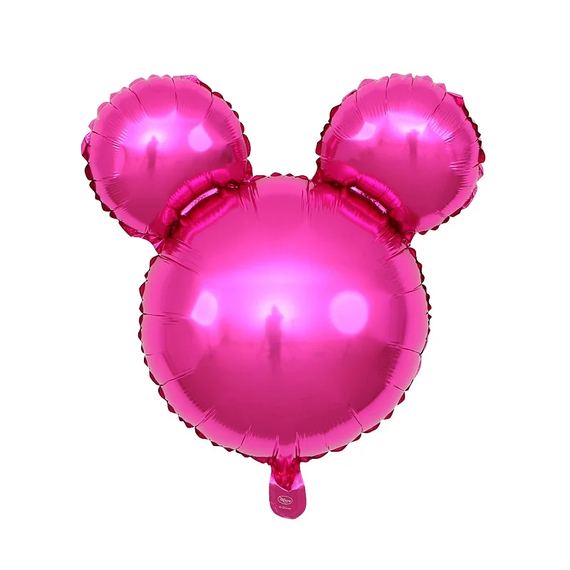 2 шт. 24 дюйма Микки Алюминий Фольга надувные шары Mickey Minnie головка гелий Globos Baby Shower на тему дня рождения вечерние декоративный воздушный шар