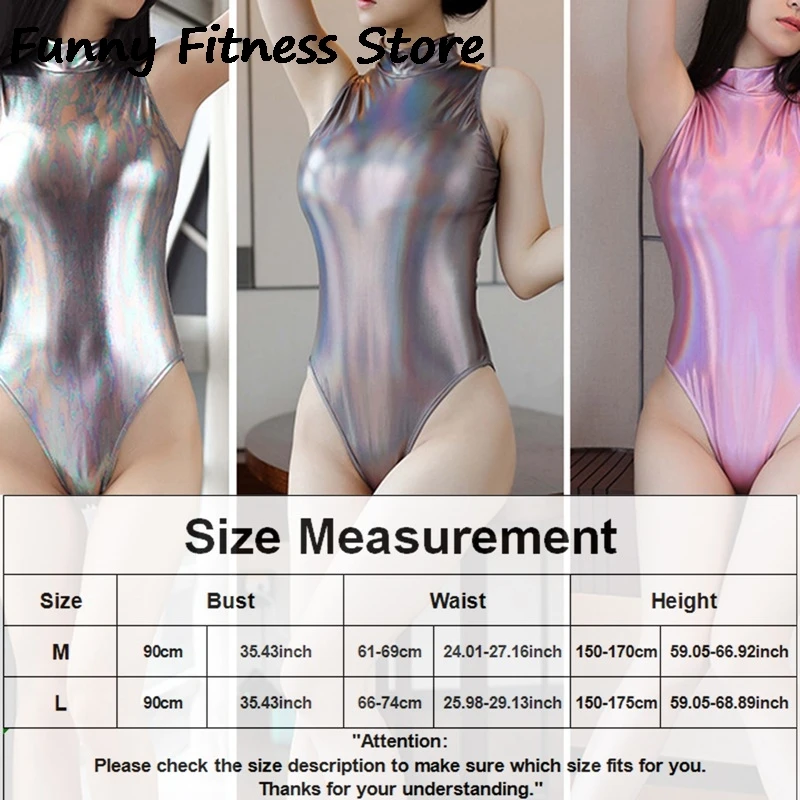 

Women Clubwear Patent Leather Overalls Rompers Sexy Off Shoulder Jumpsuits Night Party Summer Bodysuit Jumpsuit Bright Onesies