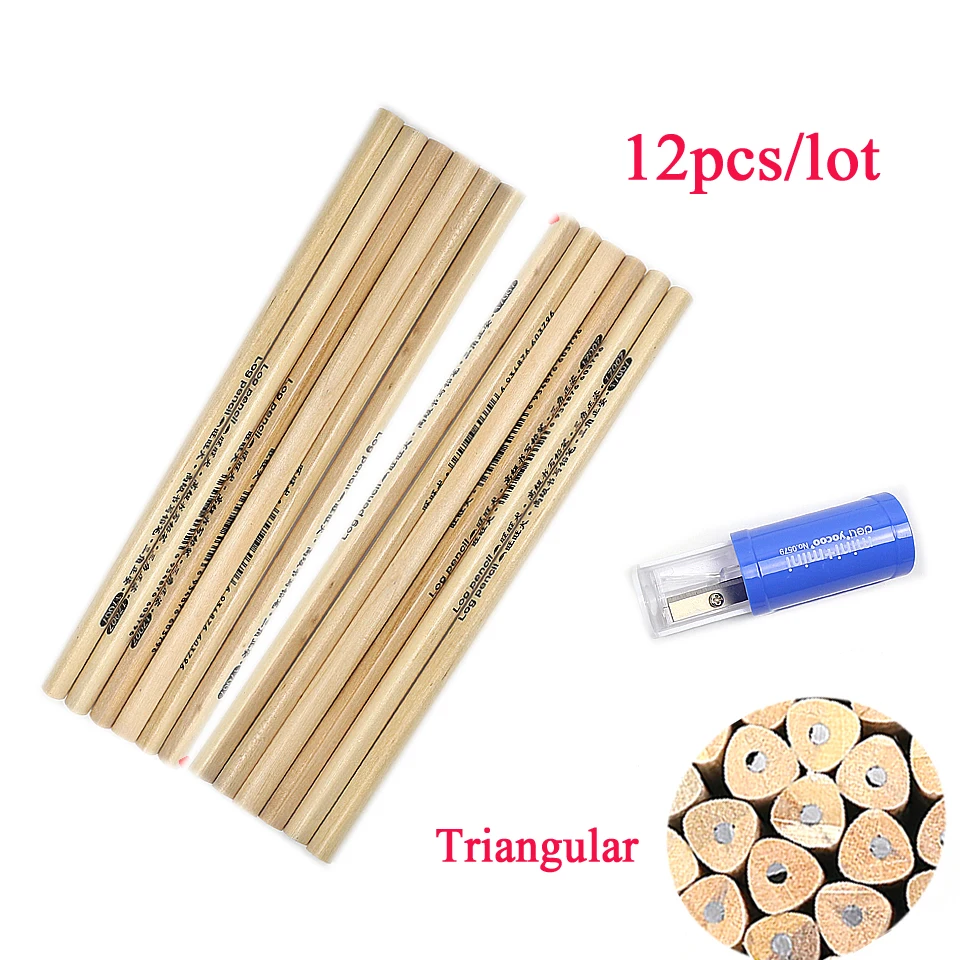 12 шт./партия шестиугольные/треугольные ручки HB для школы и офиса | Канцтовары дома