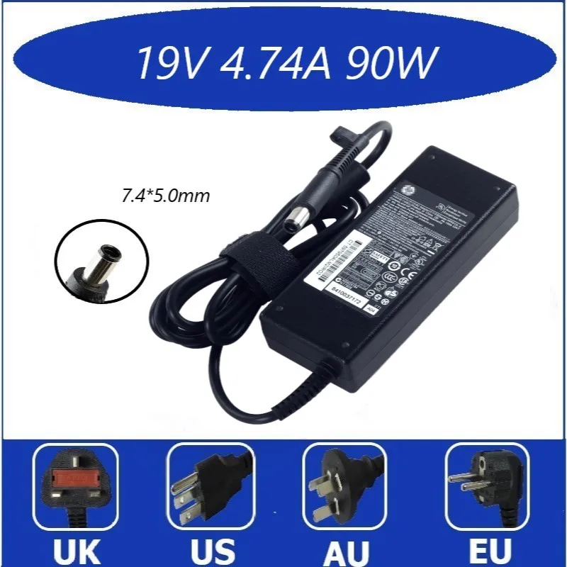 

Адаптер питания для ноутбука HP Pavilion DV3 DV4 DV5 DV6, 19 в, 7,4 А, 5,0 * мм