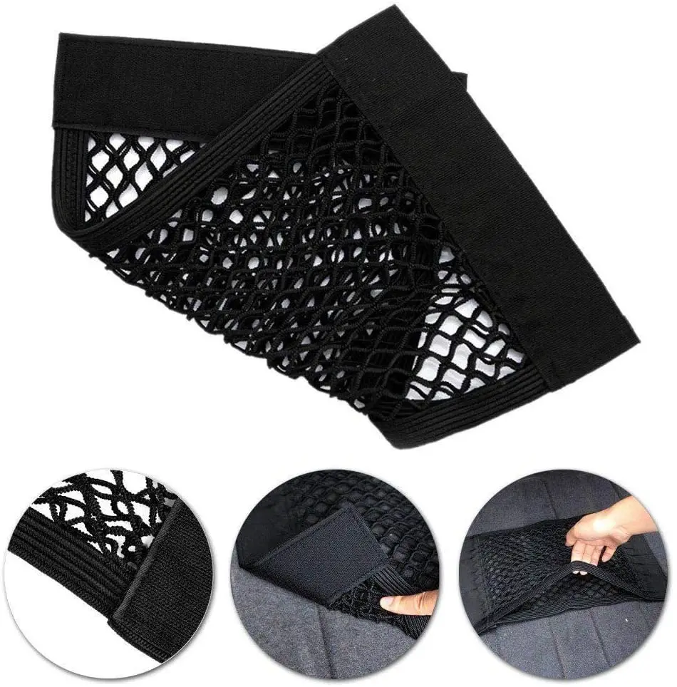 Универсальная сетка для хранения в автомобиле грузоподъемник на липучке