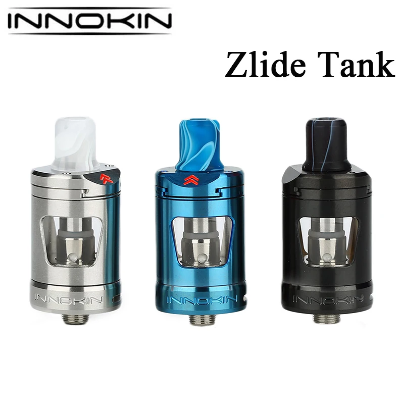 Original Innokin Zlide Tank 4ml Atomizer compatible with Zenith series coil & Z-Plex3D KAL 3D mesh childproof tank | Электроника