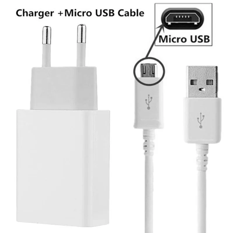 charger-1M micro usb Быстрая зарядка USB кабель EU зарядное устройство для Xiaomi redmi note 5 5a prime pro redmi 5 plus 5a 6a 7 7a s2 redmi 6 pro note 2 3 адаптер - Тип штекера: charger-1M micro usb