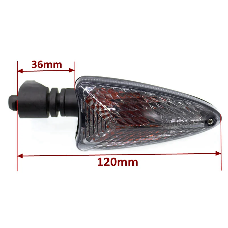 

For Triumph Daytona 675/R 2009-2014 &fit BMW S1000RR 2010-2014 Motorcycle Smoke Turn Signals Indicator Light Blinker