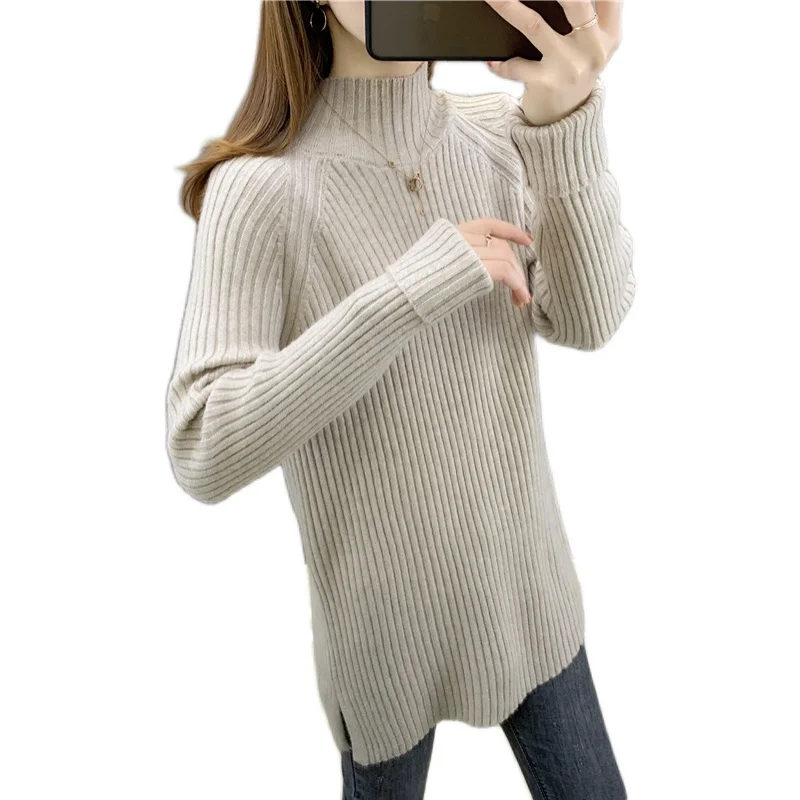 

Room 191876, no. 3 in 6 make pure color long sleeve head in half a turtleneck sweater [1128] 60