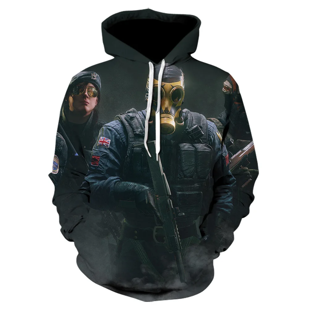 

2021 men's new anime 3d tide brand sweater casual couple hoodie