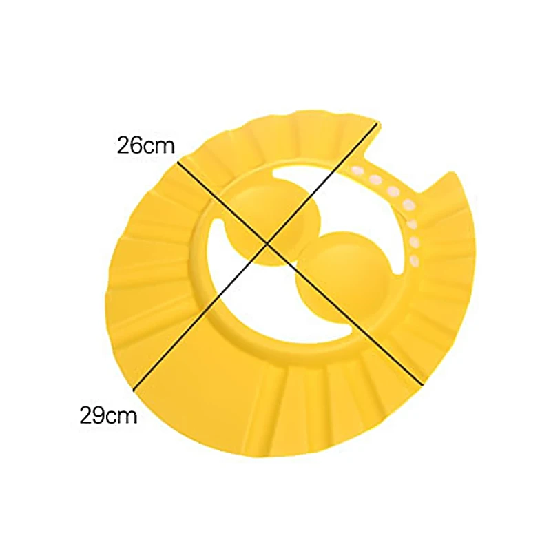 Регулируемая Шапочка для душа малышей козырек защитная шапочка с накладкой на