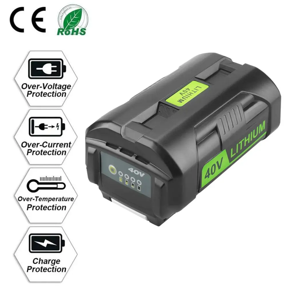 40V 6000 мА/ч 240Wh Батарея совместимый для Ryobi OP4026A OP4050 инструменты