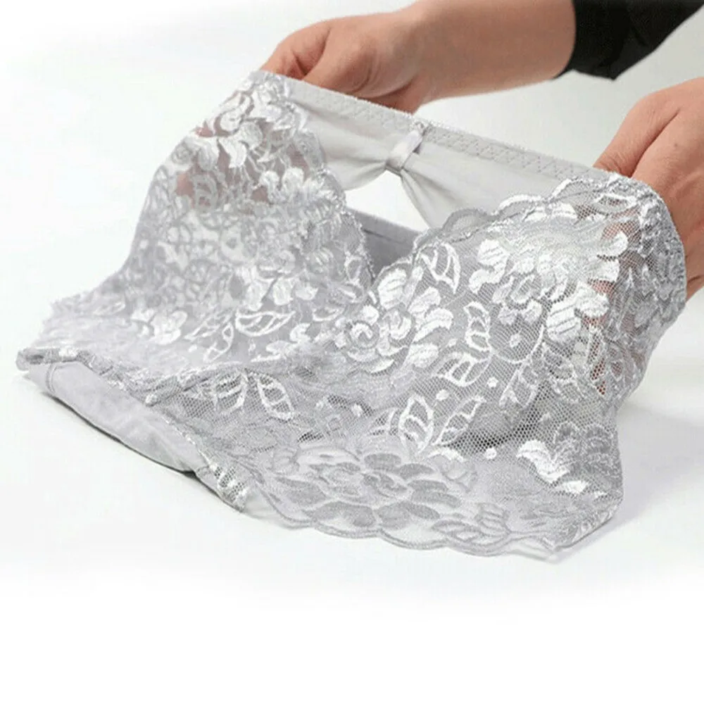 Кружевное Прозрачное нижнее белье для мужчин соблазнительные Трусы-стринги