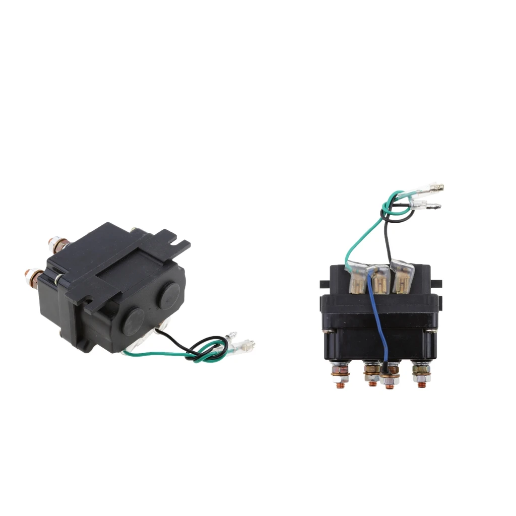 2 Packs 12V Solenoid Relay Contactor Winch Rocker Switch Thumb Truck ATV UTV | Автомобили и мотоциклы