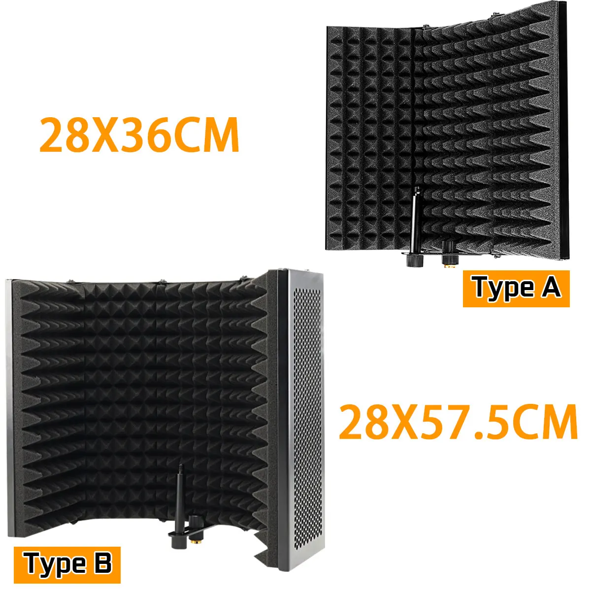 Складной регулируемый студийный звуковой микрофон изолятор панель алюминиевая