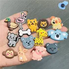 1 шт. амулеты из ПВХ для обуви с животными, кошкой, собакой, единорогом, аксессуары для обуви, украшение сделай сам, браслеты для обуви, подарок на рождевечерние