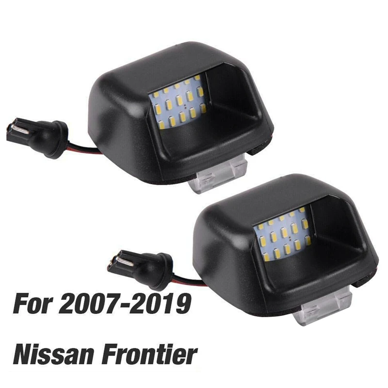 Светодиодный светильник номерного знака для Nissan Navara D40 Frontier 2004-2018 | Автомобили и