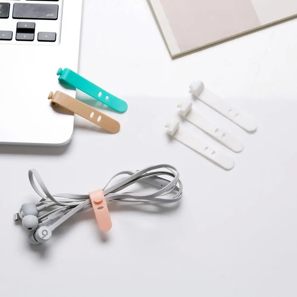 12 шт. многофункциональный настольный телефонный кабельный сматыватель зажим для