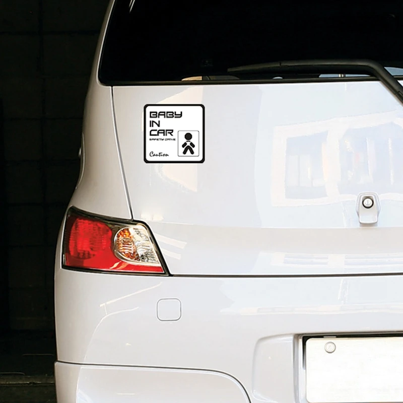 Noizzy автомобильная виниловая наклейка Малыш в машине предупреждающая