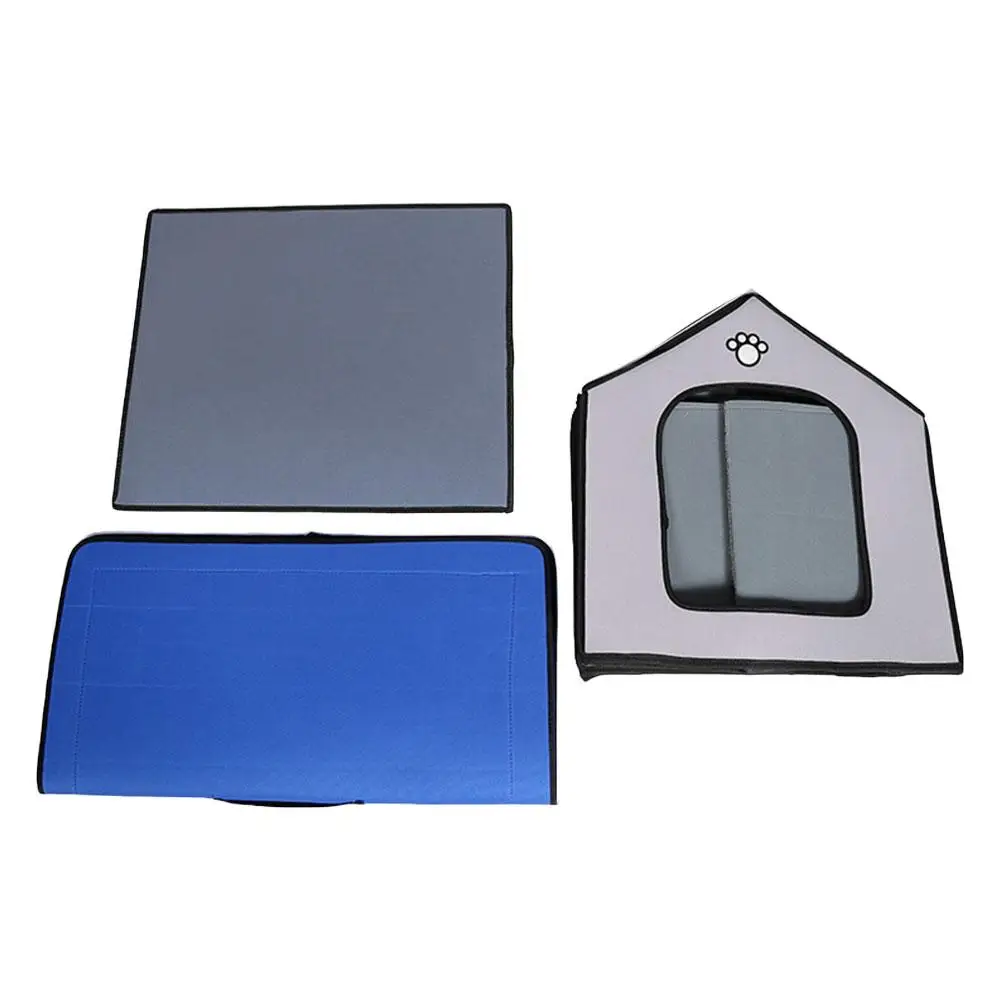 Foldable Warm Dog House Rainproof Waterproof Kennel Cattery With Removable Inner Pad For Pets Indoor Outdoor Sleeping | Дом и сад