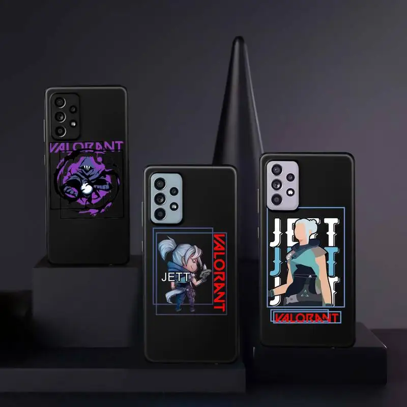 

Valorant Phone Case For Samsung A32 A51 A52 A71 A50 A12 A21S S10 S20 S21 Plus Fe Ultra