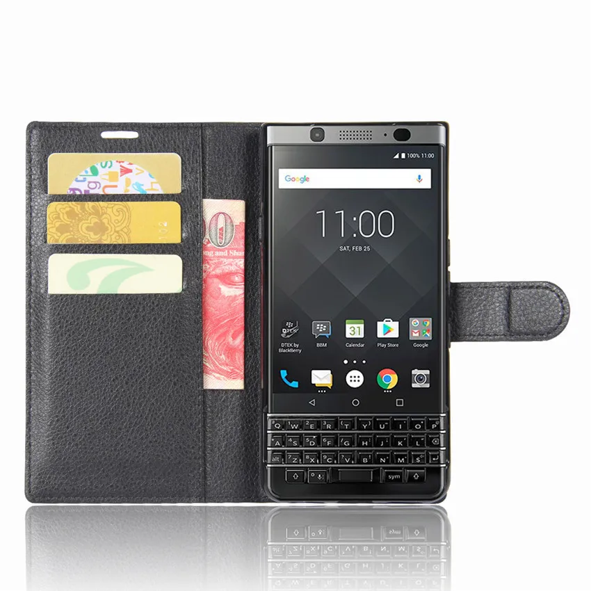 Кожаный чехол-книжка высокого качества для BlackBerry DTEK 70 Модный чехол-подставка Mercury