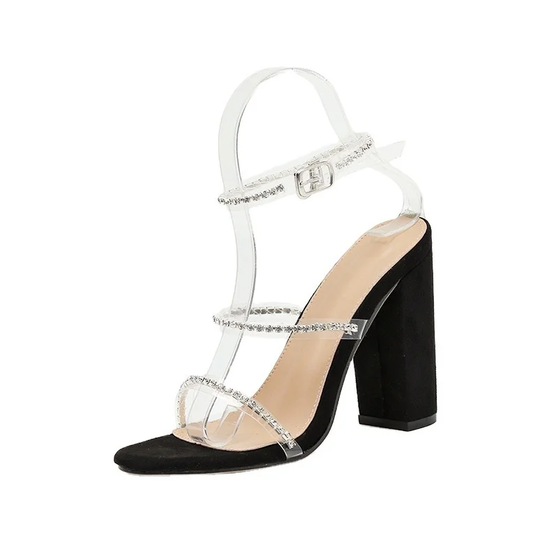 

High heels sexy Rhinestone High Heel Sandals Size 35-42