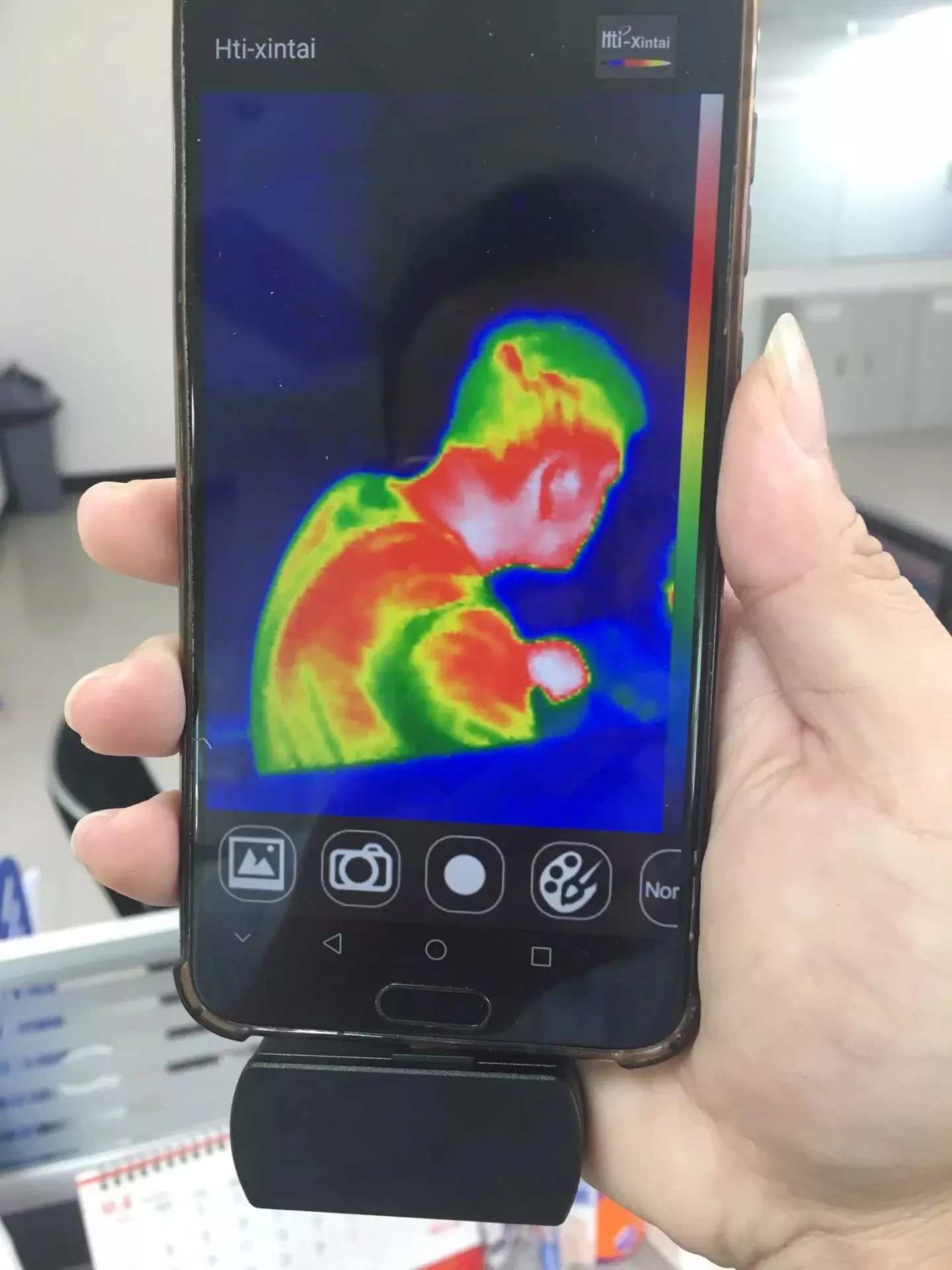 Мобильный телефон Термальность изображений Камера Поддержка видео и фотографии