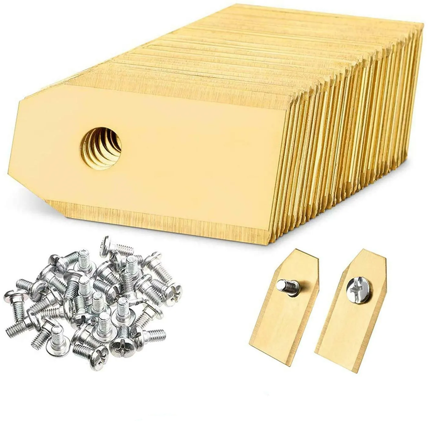 

Лезвия для газонокосилки, из нержавеющей стали, 45 шт.