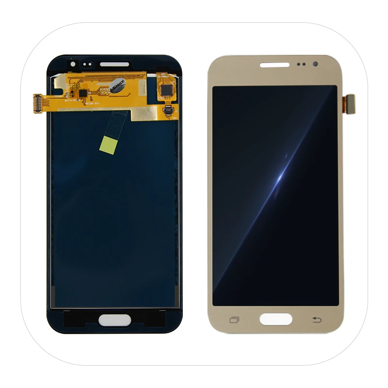 J200 ЖК-дисплей для samsung Galaxy J2 J200 J200F J200H ЖК-дисплей с сенсорным экраном дигитайзер сборка деталей Регулируемая яркость