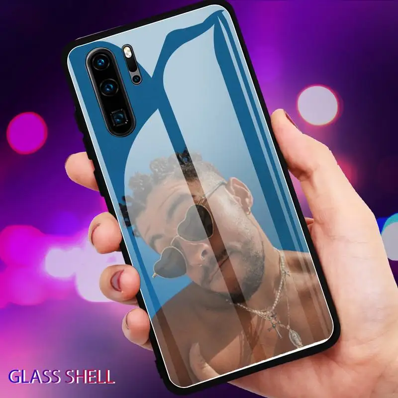 

Bad Bunny El Conejo Malo Phone Case For Huawei P9 10Plus 20PRO P30 Lite Back Cover Tempered Glass Cases For NOVA 3E Series