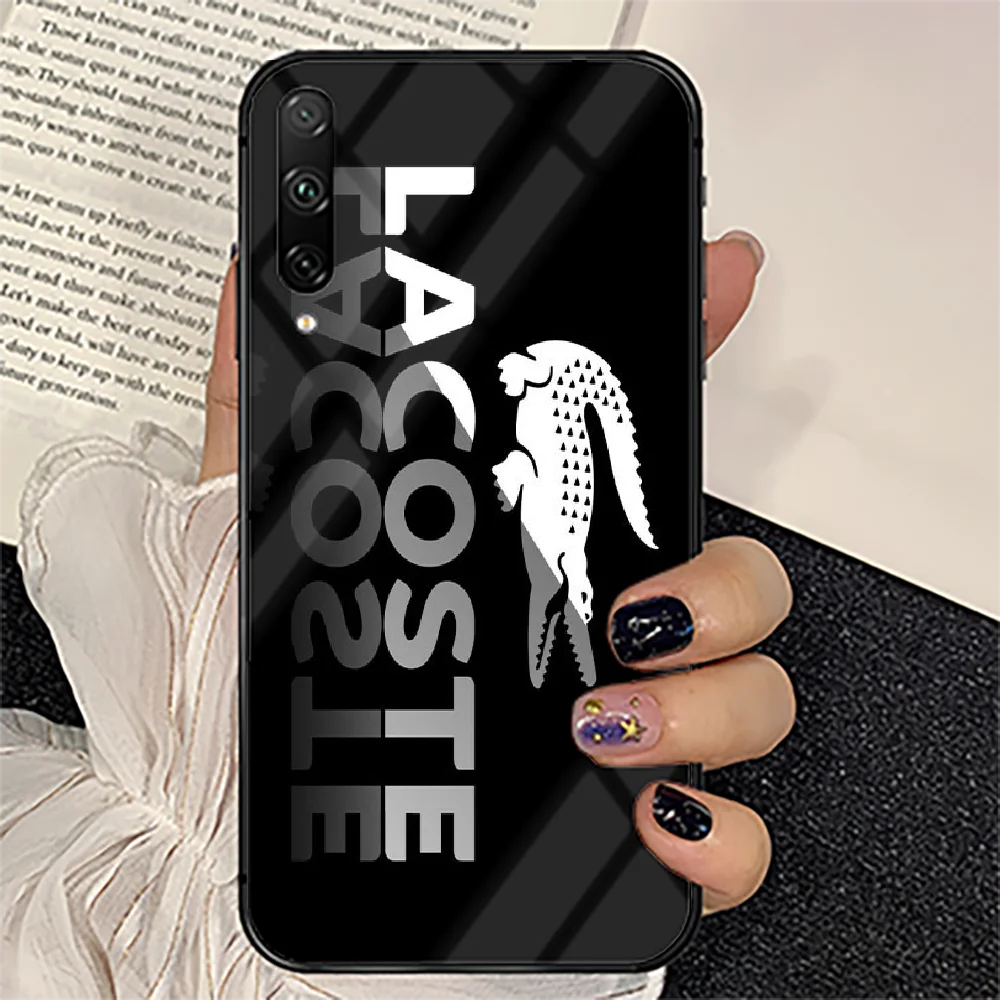 

Fashion Brand LACOETES Phone Tempered Glass Case Cover For huawei honor 7 8 9 10 20 A X S lite i pro Etui Waterproof Luxury