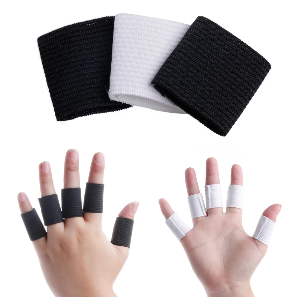 

K1KB 10x Stretchy Finger Protector Sleeve Support Arthritis Sports Aid Straight