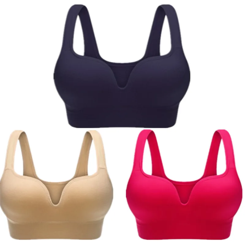 Sports Bra Women's Tube Crop Top Gym Bralette Active Sportswear Girls Without Frame Bones Underwear Invisible Yoga Unwired |