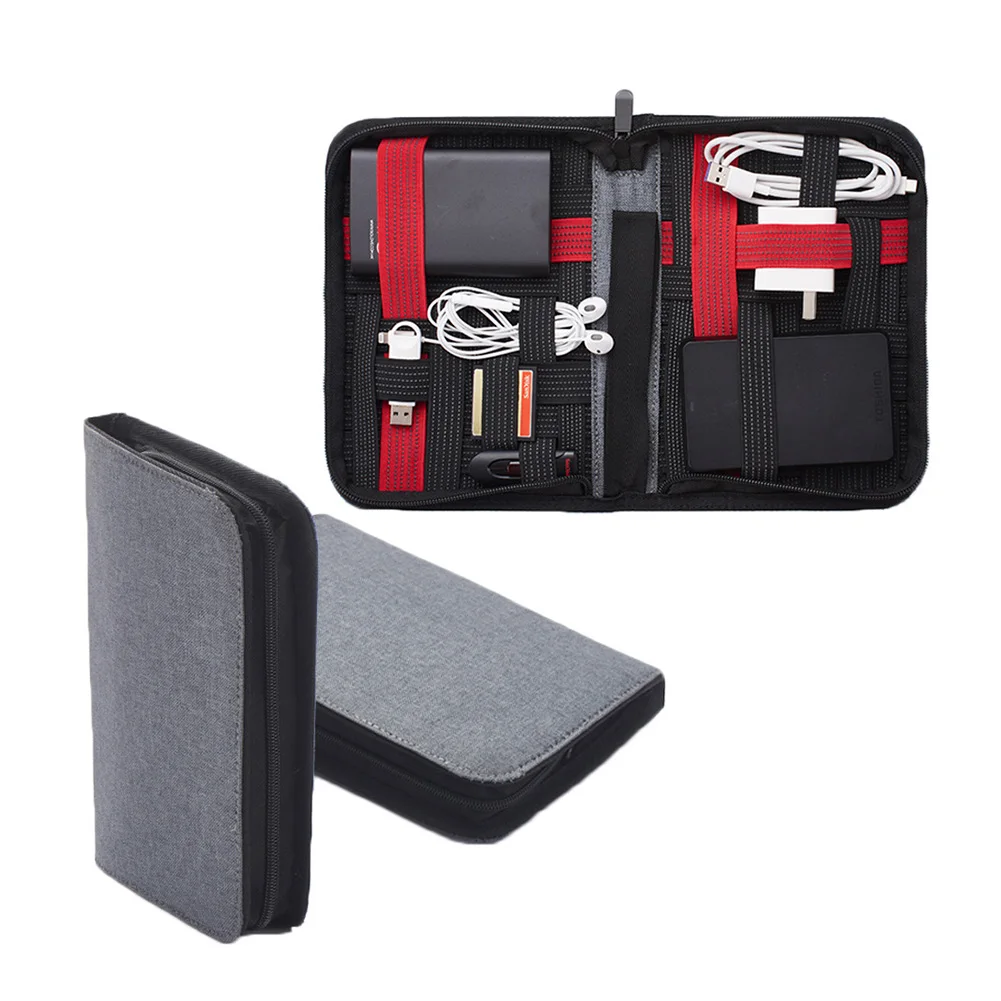 Портативный провод для хранения данных Чехол Органайзер электроники сумка