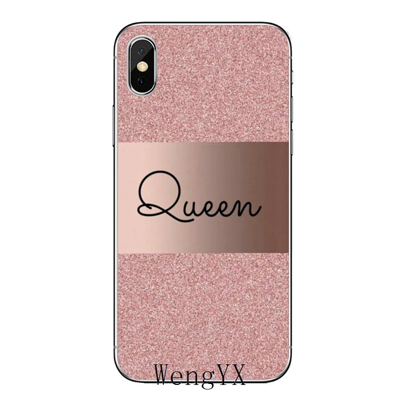 rose-gold-pink-A-08 Розовое золото, розовый Принцесса Королева для huawei mate 20 10 9 P30 P20 P10 P9 pro Lite P Smart plus аксессуары чехол для телефона - Color: rose-gold-pink-A-08
