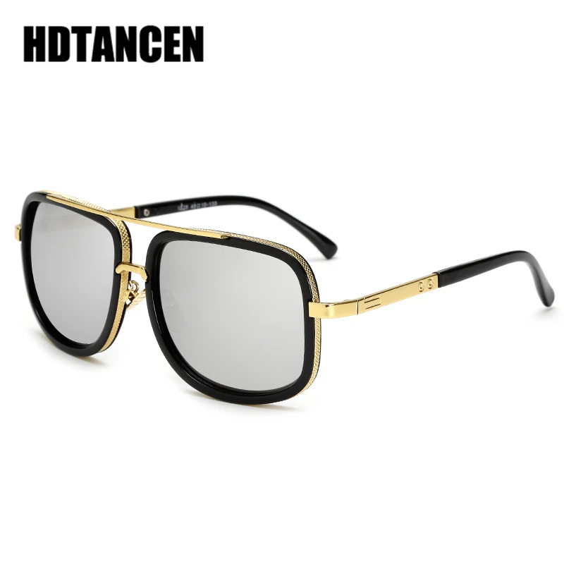 HDTANCEN Oversized Men mach one Sunglasses men luxury Women Sun Glasses Square Male retro de sol female sunglasses | Аксессуары для