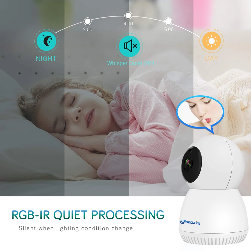 1536P FHD WiFi беспроводная домашняя ip-камера для безопасности, автоматическое слежение, CCTV камера наблюдения, ИК ночное видение, мини PTZ камера CamHi