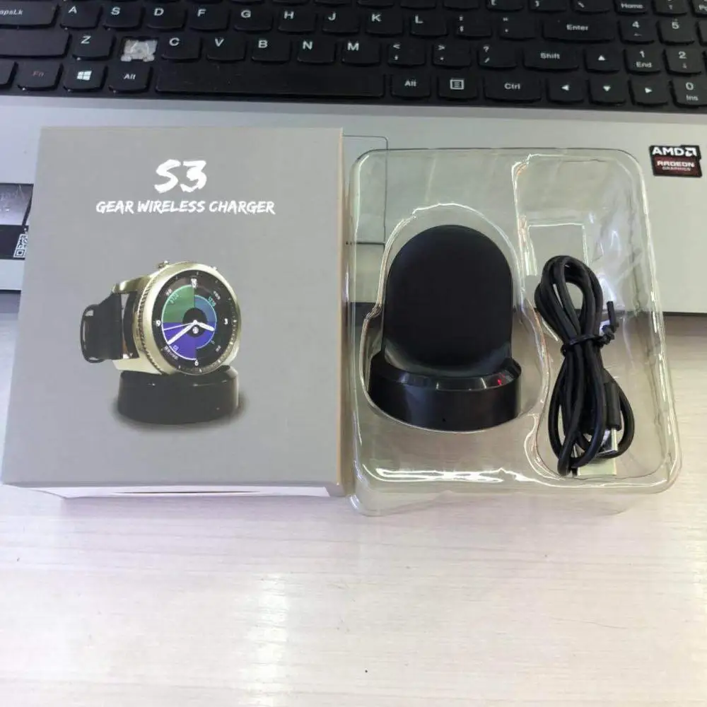 Смарт часы Беспроводное зарядное устройство для Samsung Galaxy Watch 46 мм 42 м Gear S3 S2 Ticwatch Moto