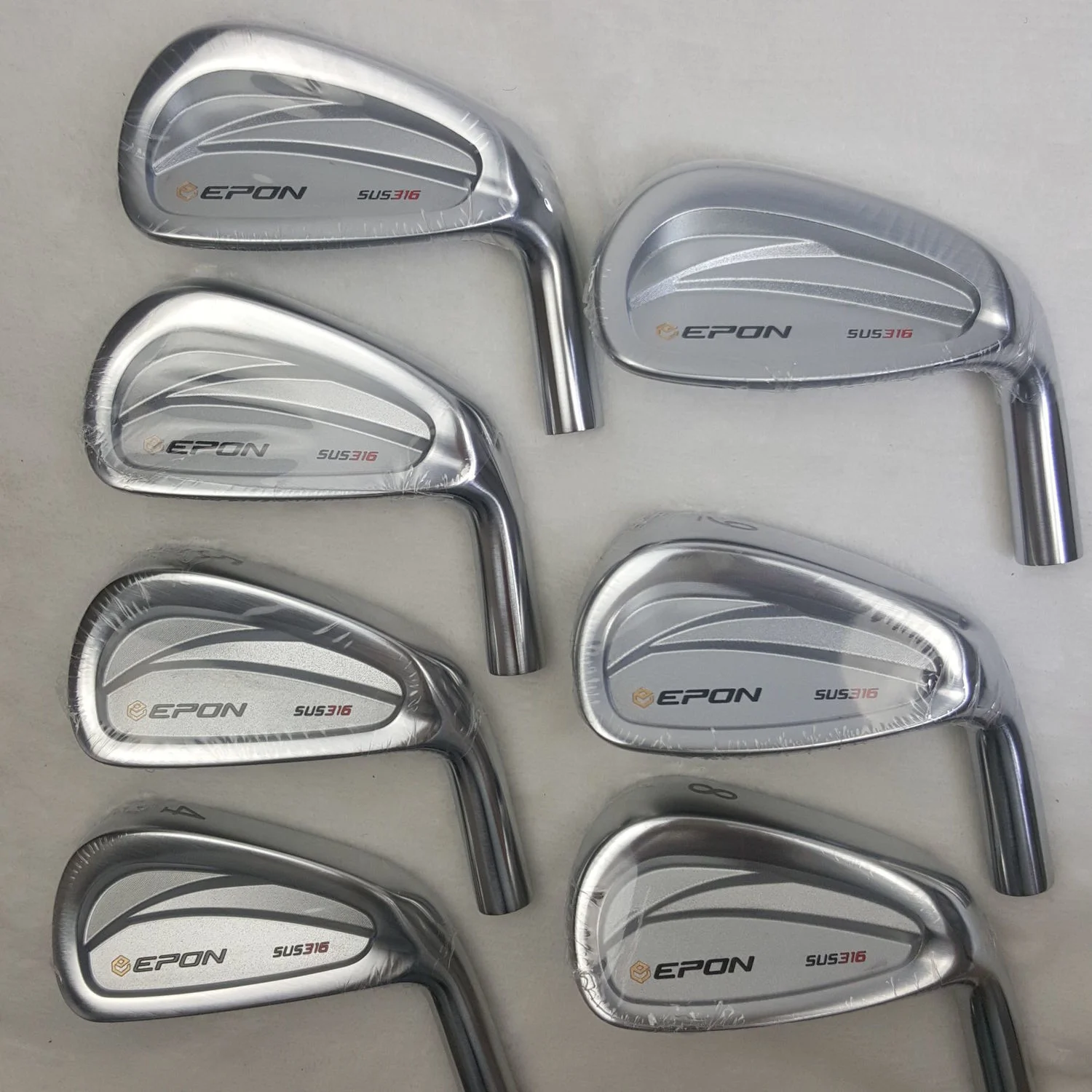 

New golf club soft iron forging SUS-316 limited edition golf club set golf club head 7piece with headcover