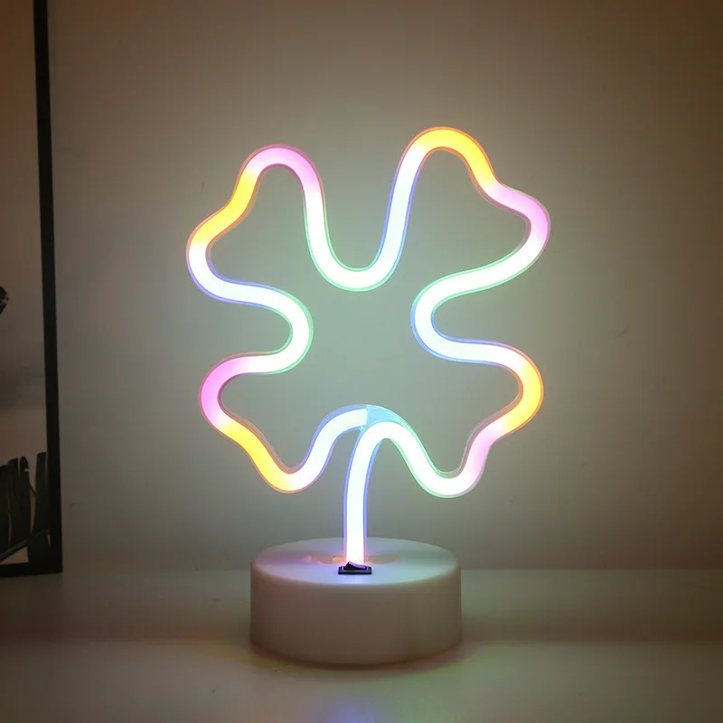 Светодиодные неоновые вывески USB настольная лампа для свадьбы бара магазина окна
