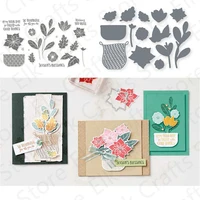 seasonal basket cutting dies and stamps for diy scrapbooking paper making crafts template handmade decoration new arrived 2021