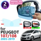 Для Peugeot 107 Peugeot 108 2005  2019 полное покрытие непромокаемая противотуманная пленка аксессуары для зеркала заднего вида 2003 2004 2005 2006 2007
