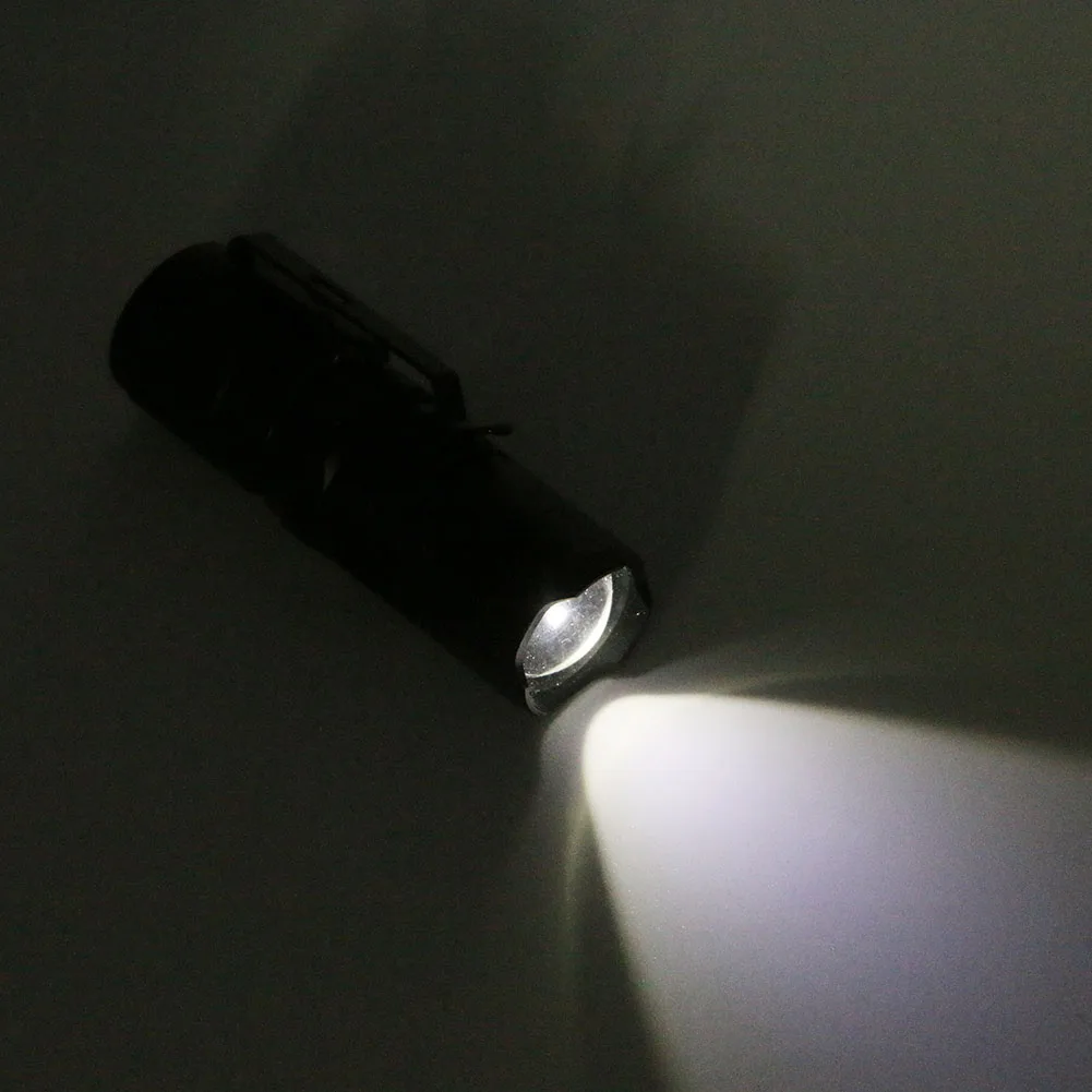 

LED Zoomable Flashlight Mini 4 Modes Waterproof Handheld Flashlights Magnetic Torch Clip Penlight Work Light For Emergency