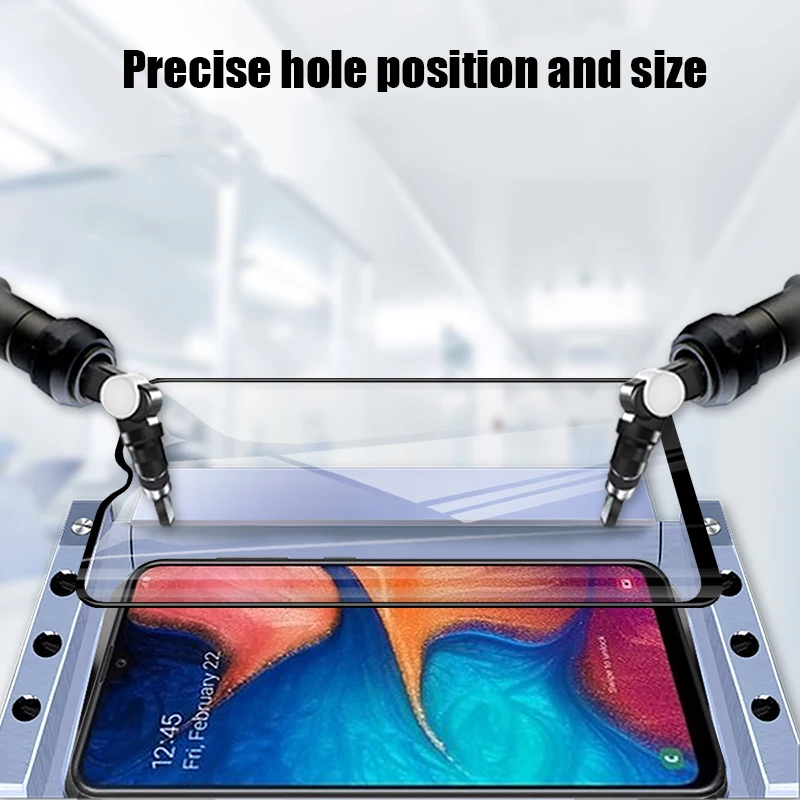 Закаленное стекло с полным покрытием клея для Samsung Galaxy A20e SM-A202FD A202FD Защита экрана