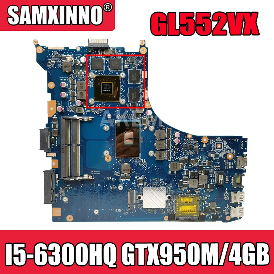 

GL552VW REV.2.1 материнская плата для ноутбука I5-6300HQ GTX950M/4 ГБ для ASUS ROG GL552VW GL552VX GL552V GL552VW тест материнской платы ok