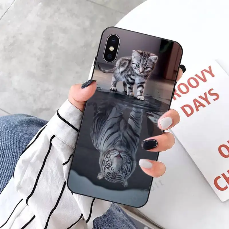 

cute cat animal Phone Cases for iPhone 11 12 mini pro XS MAX 8 7 6 6S Plus X 5S SE 2020 XR